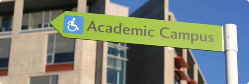 Academic Campus Sign